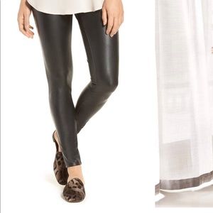 Loft Soft Faux Leather Black Leggings